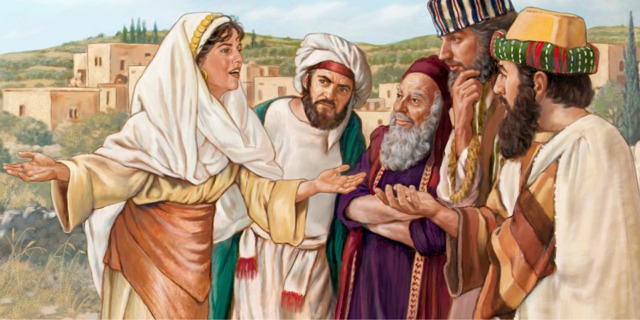 Jesus and the Samaritan woman, teaching in John 4:5-43